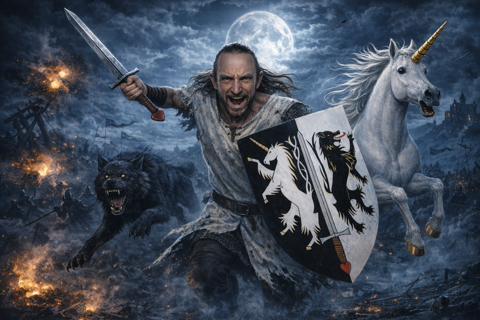 The order of the Unicorn & Wolf.  www.StudioGrimm.com